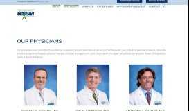 
							         Our Physicians - Orthopedic Surgeons, Spine & Pain Management ...								  
							    