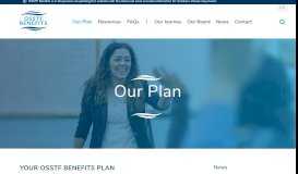 
							         Our Plan | OSSTF Benefits								  
							    