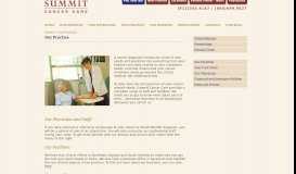 
							         Our Practice - Summit Cancer Care								  
							    