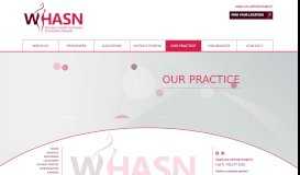 
							         Our Practice | WHASN								  
							    