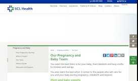 
							         Our Pregnancy and Baby Team | SCL Health								  
							    