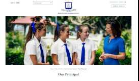 
							         Our Principal - Brisbane Girls Grammar School								  
							    