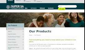
							         Our Products | Super SA								  
							    