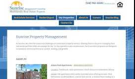 
							         Our Properties - Sunrise Management and Consulting								  
							    