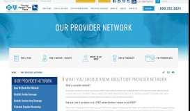 
							         Our Provider Network - Florida Health Care Plans								  
							    