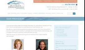 
							         Our Providers | Blue Ridge Dermatology Associates, PA : Blue Ridge ...								  
							    