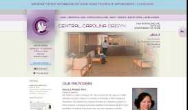 
							         Our Providers | Central Carolina Obstetrics & Gynecology, Inc								  
							    