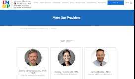 
							         Our Providers | Cool Springs Internal Medicine | Brentwood, TN								  
							    