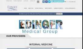
							         Our Providers | Edinger Medical Group								  
							    