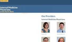 
							         Our Providers - Internal Medicine Physicians of the North Shore								  
							    