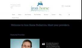 
							         Our Providers - Iron Horse Pediatrics								  
							    