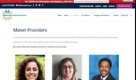 
							         Our Providers - Manet Community Health Center, Inc.								  
							    
