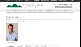 
							         Our Providers - Rocky Mountain Family Physicians								  
							    
