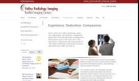 
							         Our Radiologists - Valley Radiology Imaging								  
							    