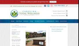 
							         Our Raleigh Office - Carolina Total Wellness								  
							    