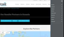 
							         Our Reseller Partners in Oceania - Tait Communications								  
							    