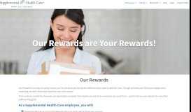
							         Our Rewards - Supplemental Health Care								  
							    