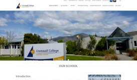 
							         Our School – Cromwell College								  
							    