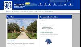 
							         Our School / Home - Belleview Middle School								  
							    