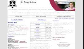 
							         Our School - St. Anne								  
							    