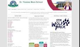 
							         Our School - St. Thomas More								  
							    