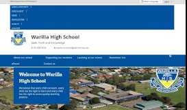 
							         Our school - Warilla High School								  
							    