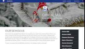 
							         Our Schools - GIBRALTAR SCHOOL DISTRICT								  
							    