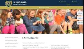 
							         Our Schools - Spring-Ford Area School District								  
							    