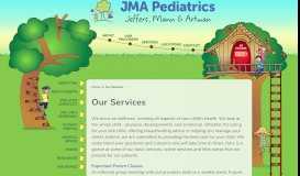 
							         Our Services - Jeffers, Mann and Artman Pediatric and Adolescent ...								  
							    