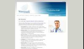 
							         Our Services - Watermark Insurance Services								  
							    