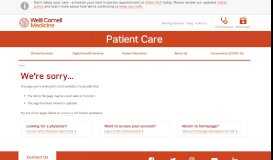 
							         Our Services | Weill Cornell Medicine								  
							    