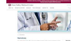 
							         Our specialized medical Services - Chino Valley Medical Center								  
							    
