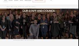 
							         Our staff and council | Australian Film Television and Radio School								  
							    