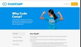
							         Our Staff - Code Camp								  
							    