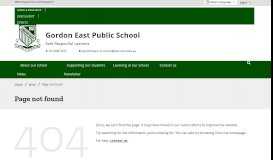 
							         Our staff - Gordon East Public School								  
							    