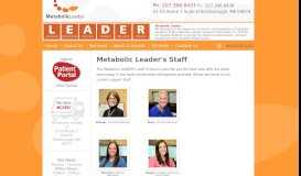 
							         Our Staff - Metabolic Leader								  
							    