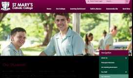 
							         Our Students | St Mary's Catholic College Cairns								  
							    