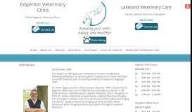 
							         Our Team - Edgerton Veterinary Clinic - Edgerton, WI								  
							    