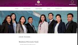 
							         our teams - Okada Manila - Procurement								  
							    