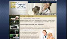 
							         Our Veterinarians Pet Cremation, Pet Burial | Deceased Pet Care ...								  
							    