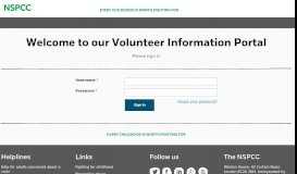 
							         our Volunteer Information Portal - nspcc								  
							    