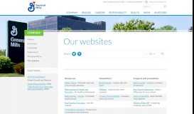
							         Our websites - General Mills								  
							    
