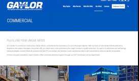 
							         Our Work | Commercial Portfolio | Gaylor Electric Contractor								  
							    