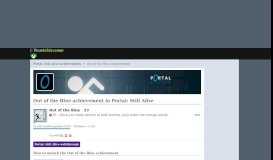 
							         Out of the Blue Achievement in Portal: Still Alive - TrueAchievements								  
							    