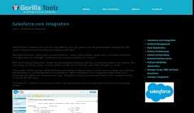 
							         Out-of-the-box Salesforce Integration with EcoSoft from Gorilla Toolz								  
							    