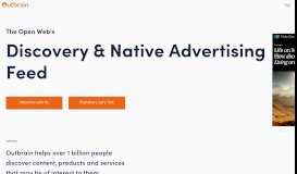 
							         Outbrain.com: The Open Web's Discovery & Native ...								  
							    
