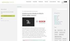 
							         Outdooractive Inhalte jetzt auch im Bosch-Portal eBike Connect ...								  
							    