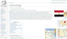 
							         Outline of Egypt - Wikipedia								  
							    