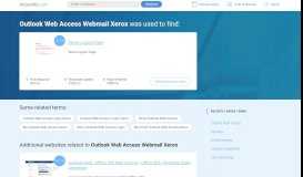 
							         Outlook Web Access Webmail Xerox at top.accessify.com								  
							    