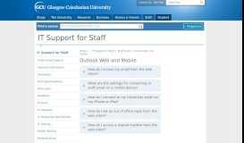 
							         Outlook Web and Mobile | Glasgow Caledonian University | Scotland ...								  
							    
